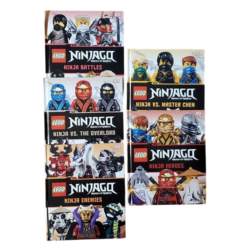 Lego Ninjago Hardback‎ Book  Set of 5